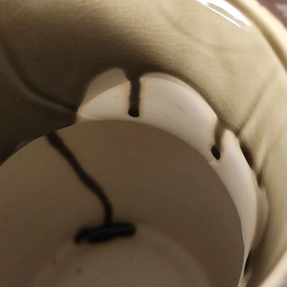 🎉🎉***CLEARANCE***🎉🎉Pier 1 Enjoy the Little Things pottery urn crock Vase